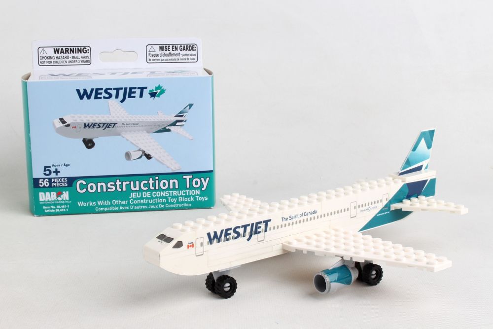 WestJet Airliner Toy Airplane with New Livery Diecast with Plastic Parts 