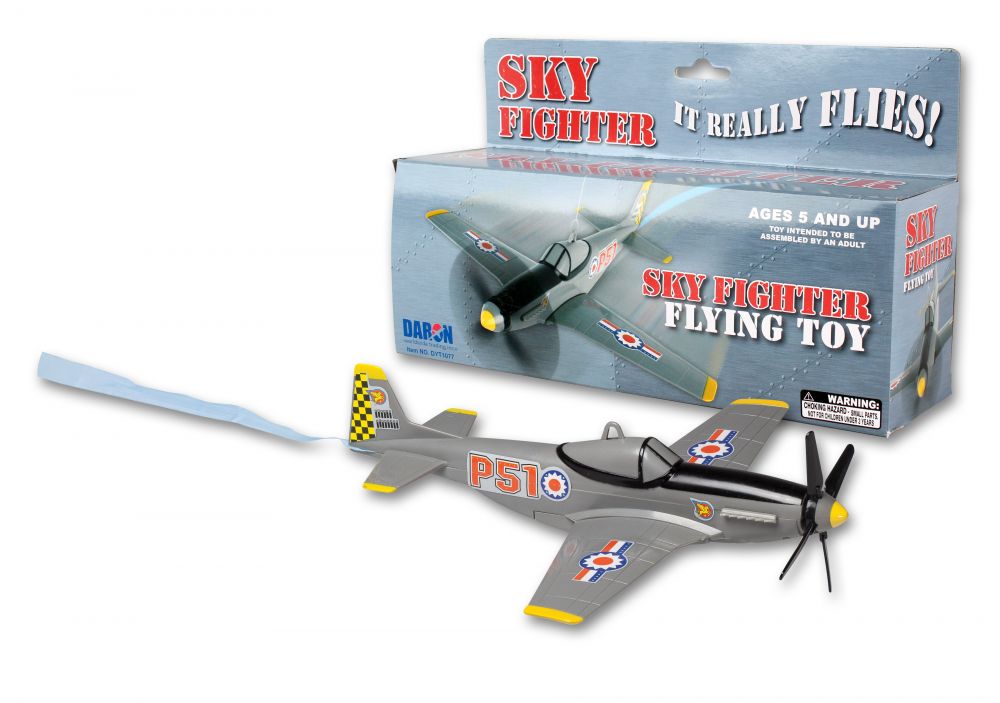 Daron Sky Fighter Flying Toy On A String 