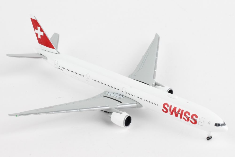 Swiss-Boeing 777-300er 1:200 Herpa Snap-Fit 610698 modèle b777 Suisse HB-jnb 