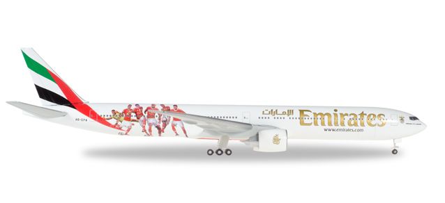 Daron Herpa Emirates 777-300er 1/500 Benifica Lissabon A6-Epa