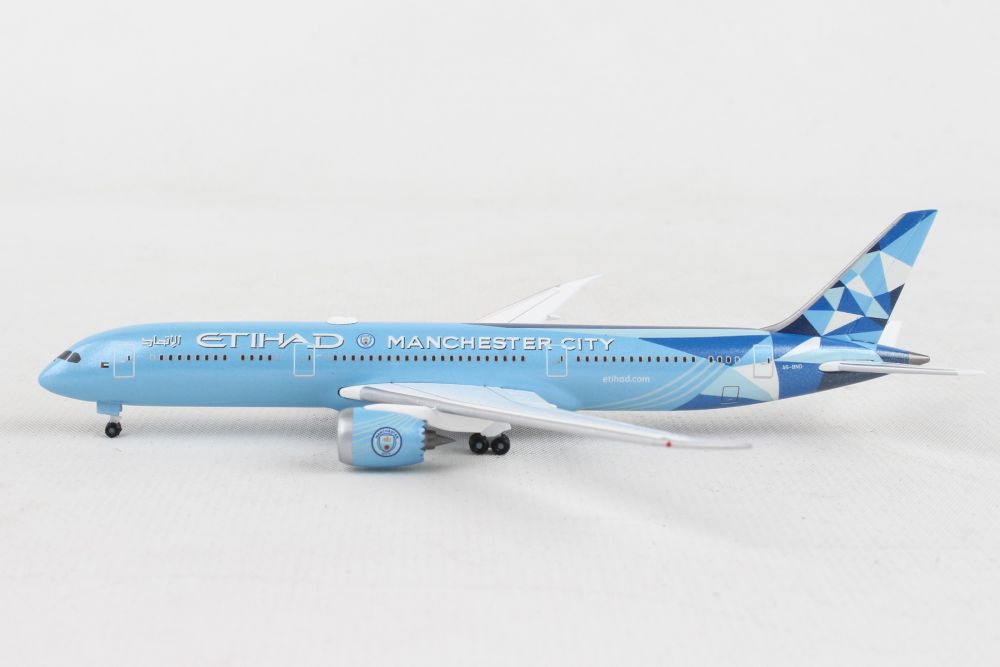 Etihad Airways Boeing 787-9 1/500 Herpa 534239 Abu Dhabi Manchester City for sale online 