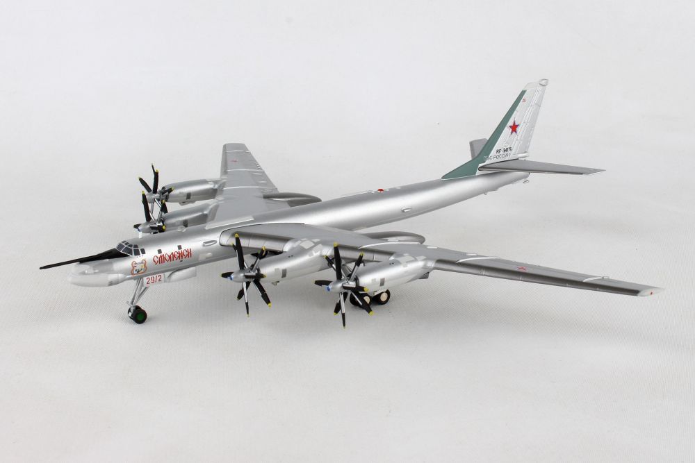 1/144 Fighter Diecast Aircraft Model Soviet Russia TU-95 Display Plane Toy Gift 