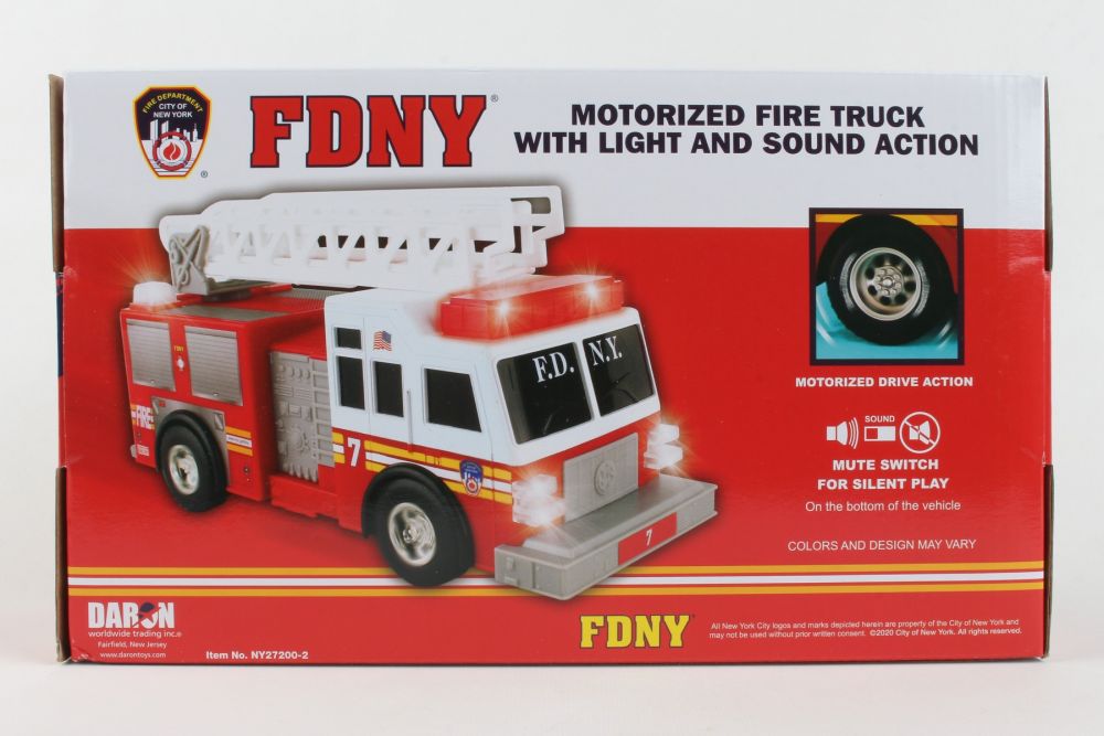 Daron FDNY Ladder Truck with Lights and Sound 