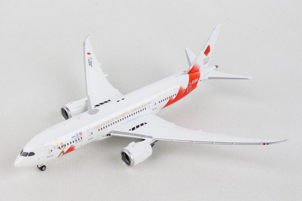 ANA JAL B787-8 TOKYO 2020 OLYMPIC TORCH RELAY Diecast Model Aircraft1/400 