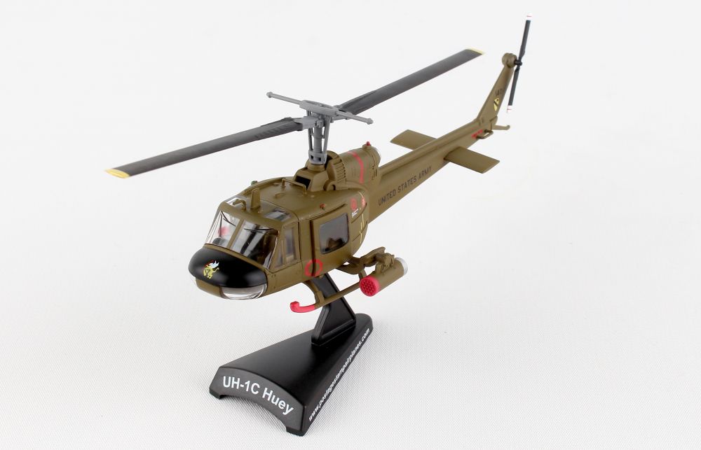 Postage Stamp PS5601 Bell UH-1C Iroquois US ARMY Huey Gunship 1:87 Scale 1st Cal