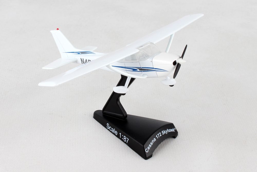 Model Cessna 172 Skyhawk Sky Pilot Plane 20663 1:42 Scale New Ray Toy 