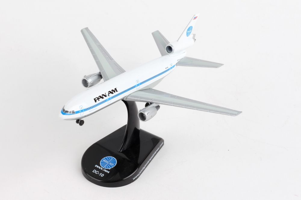 White Daron Postage Stamp National DC-10 1/400 Scale 