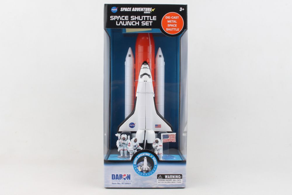 Action City Space Mission 3" Space Shuttle On Launch Pad Toy Model 