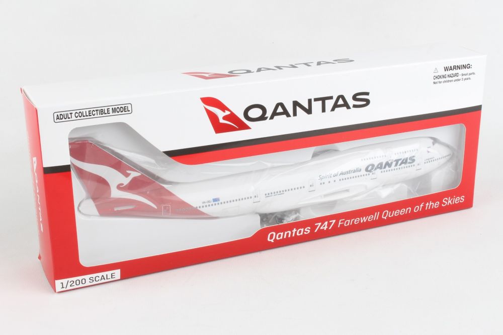 Inflight200 1:200 Qantas Boeing 747-400 VH-OEE Model Plane QANTAS747FAREWELL 