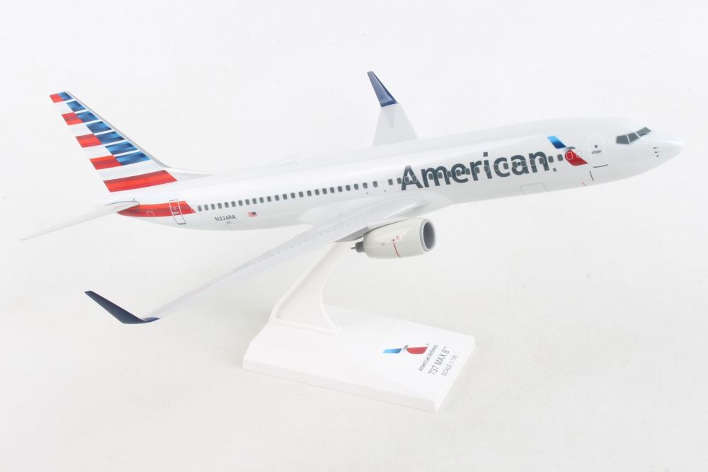 American Airlines New Livery B737-800W 1:200 N908NN Die-cast Airplane Model 