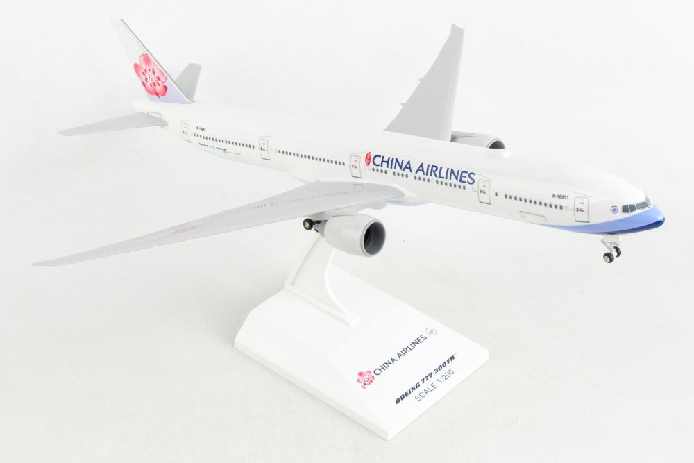 SkyMarks China Airlines Boeing 777-300 1/200 With GearSKR829 for sale online