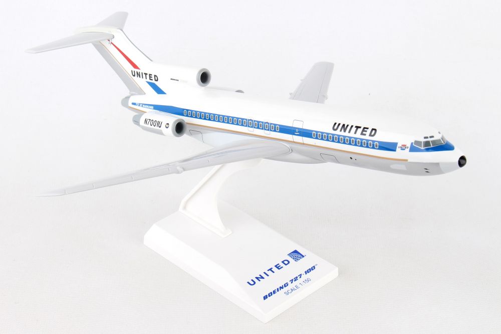 Boeing 727-100 United Airline 1/150 SKR896 SkyMarks Museum of Flight 727 for sale online 