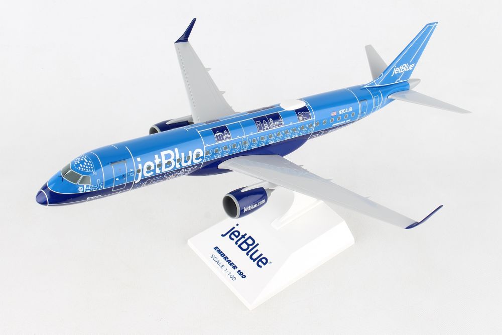 Skymarks KLM Cityhopper Embraer E190 1/100 Scale with Stand 