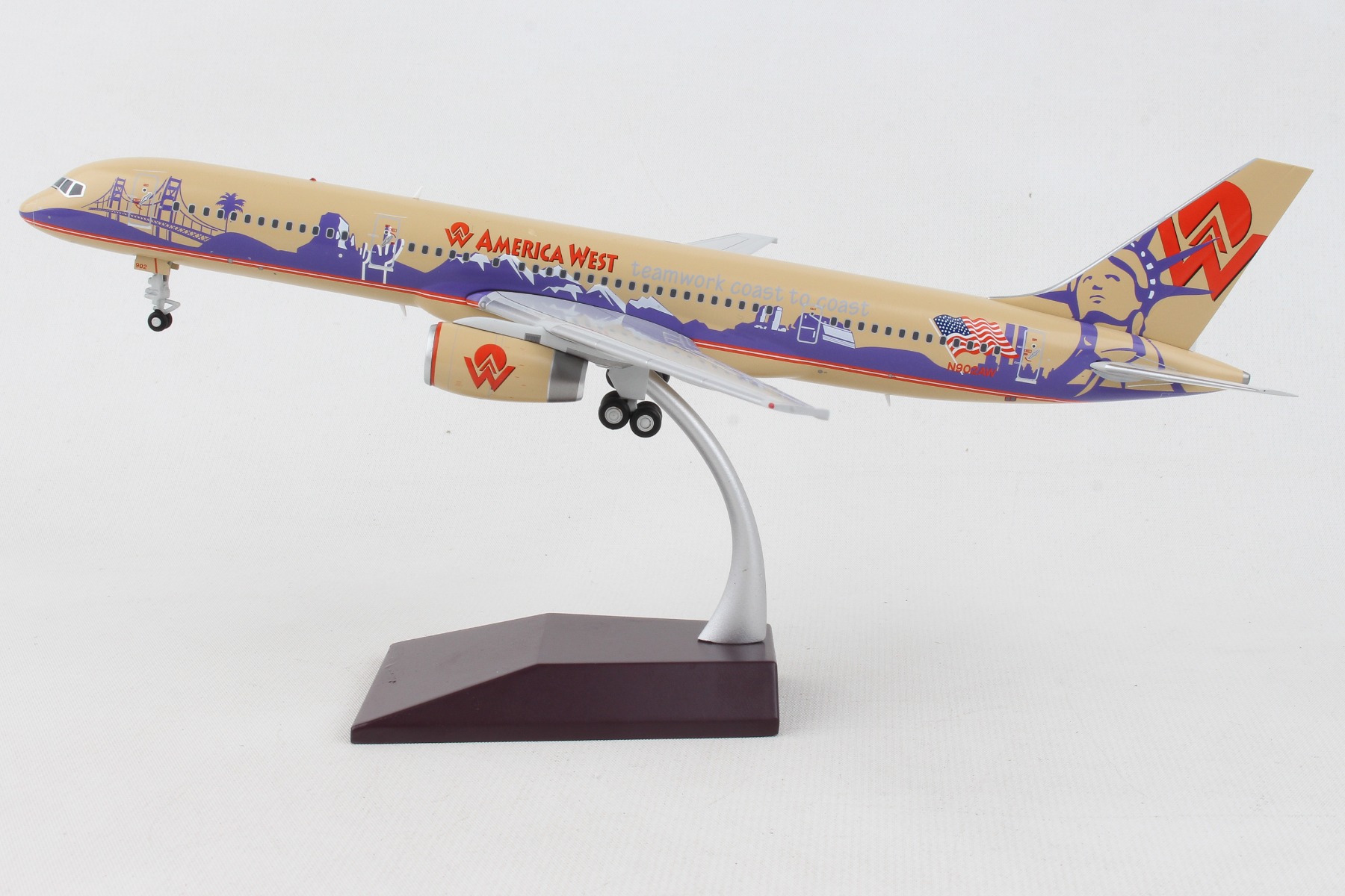 STARJETS 1:200 Scale AMERICA WEST AIRLINES A320 COMMERCIAL PLANE MODEL SJ_N650AW 